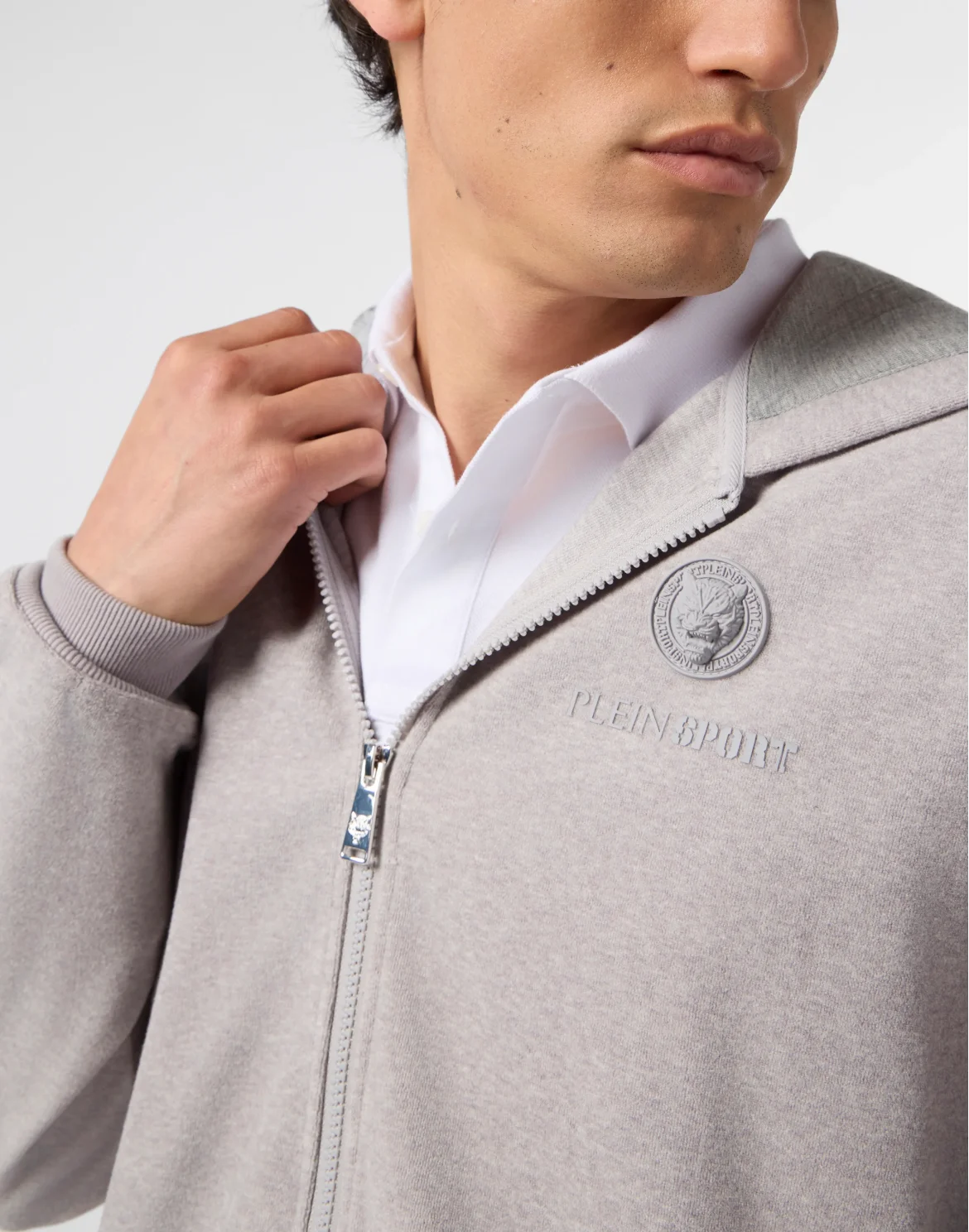 Sponge Hoodie Sweatjacket, цвет: Серый