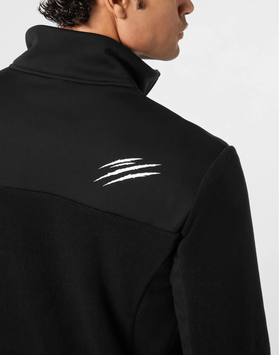 Pile Nylon Zip Anorak, цвет: Черный