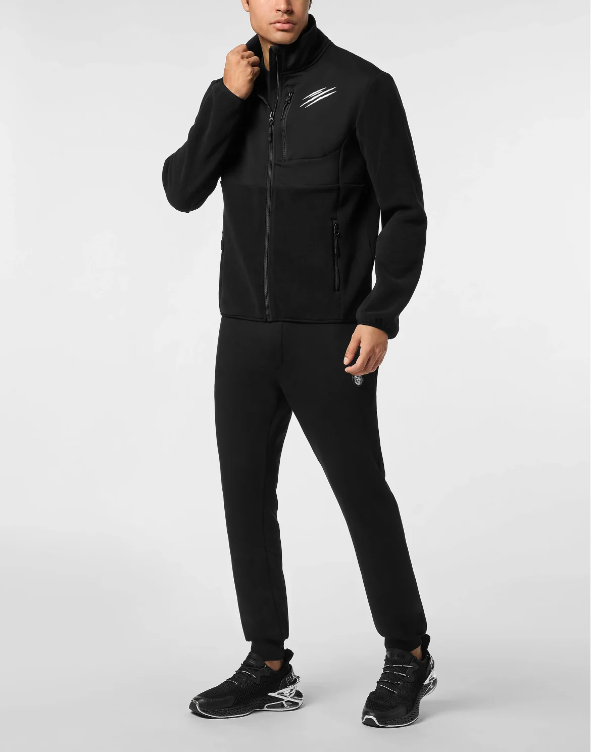 Pile Nylon Zip Anorak, цвет: Черный