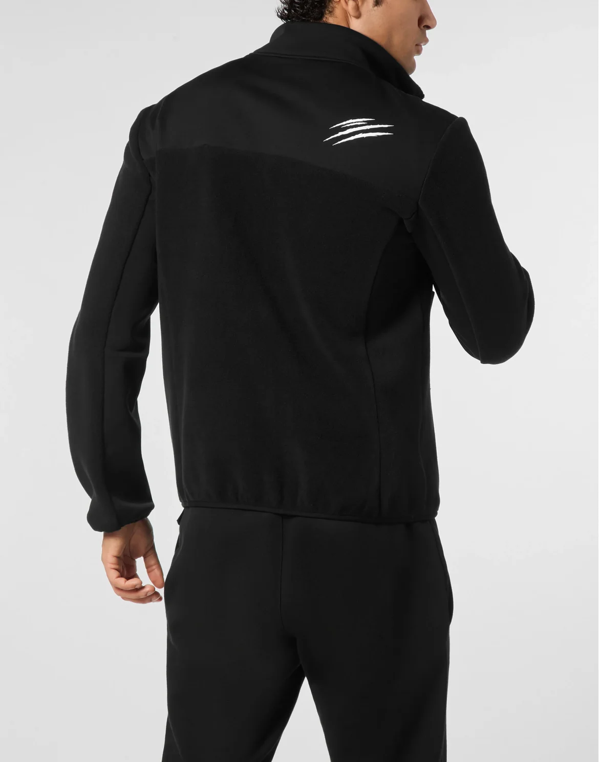 Pile Nylon Zip Anorak, цвет: Черный