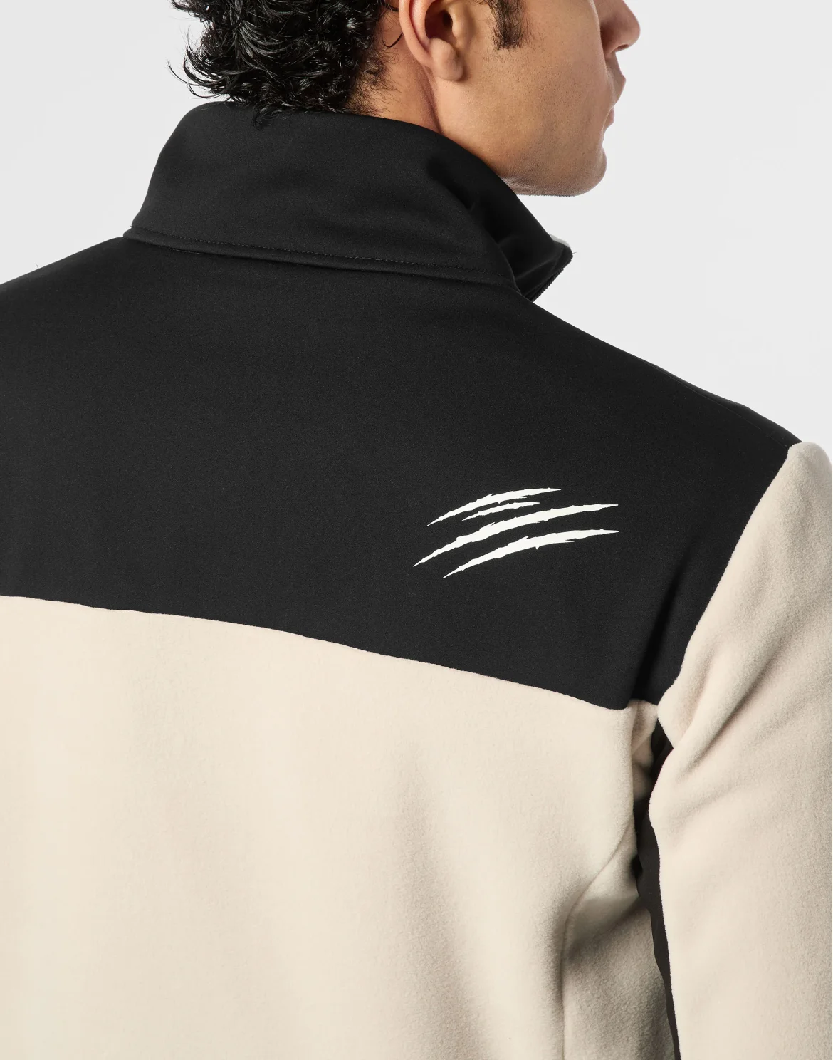 Pile Nylon Zip Anorak, цвет: Бежевый