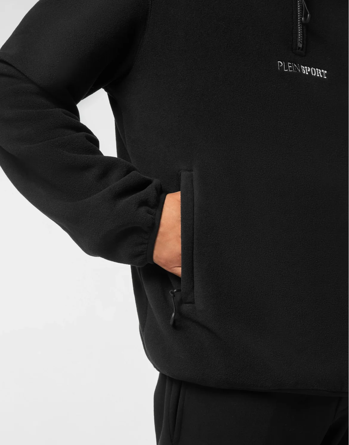 Pile Glacier Zip Anorak, цвет: Черный