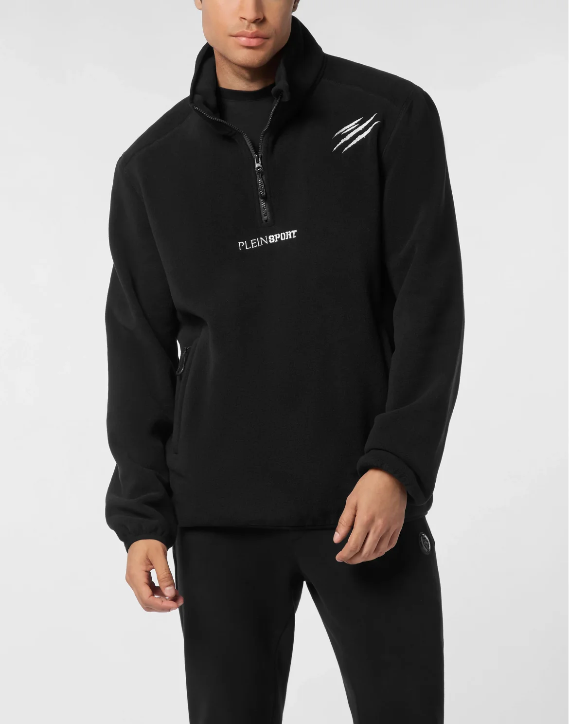 Pile Glacier Zip Anorak, цвет: Черный