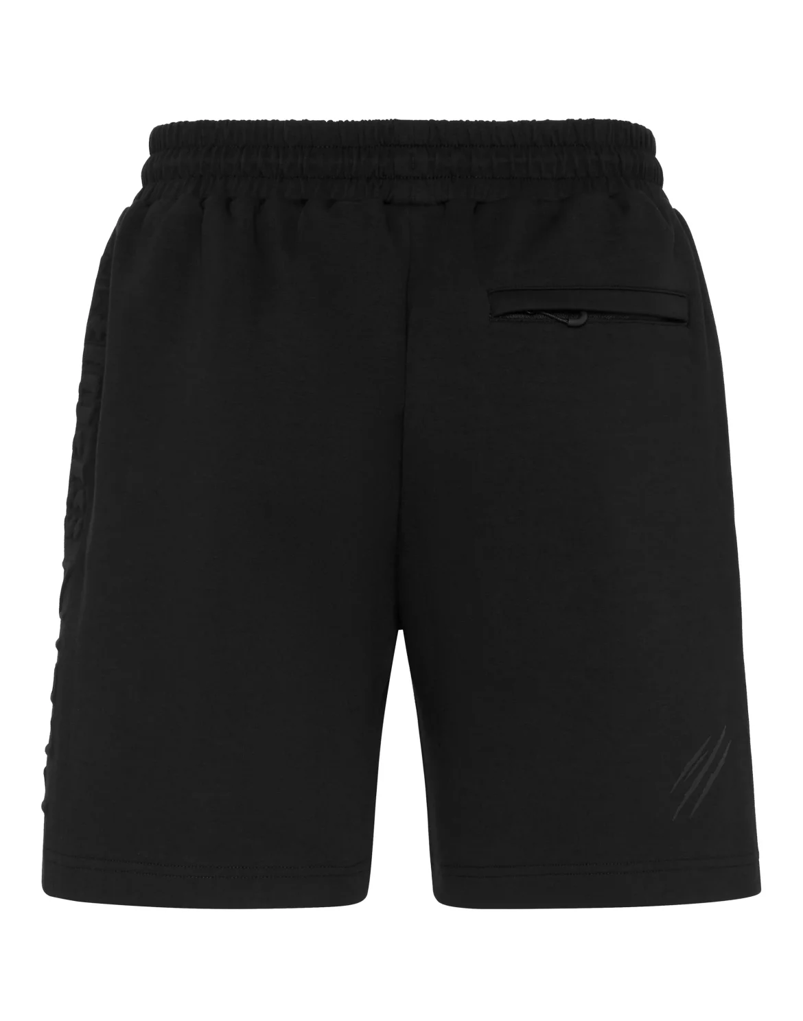 Embossed Jogging Shorts, цвет: Черный