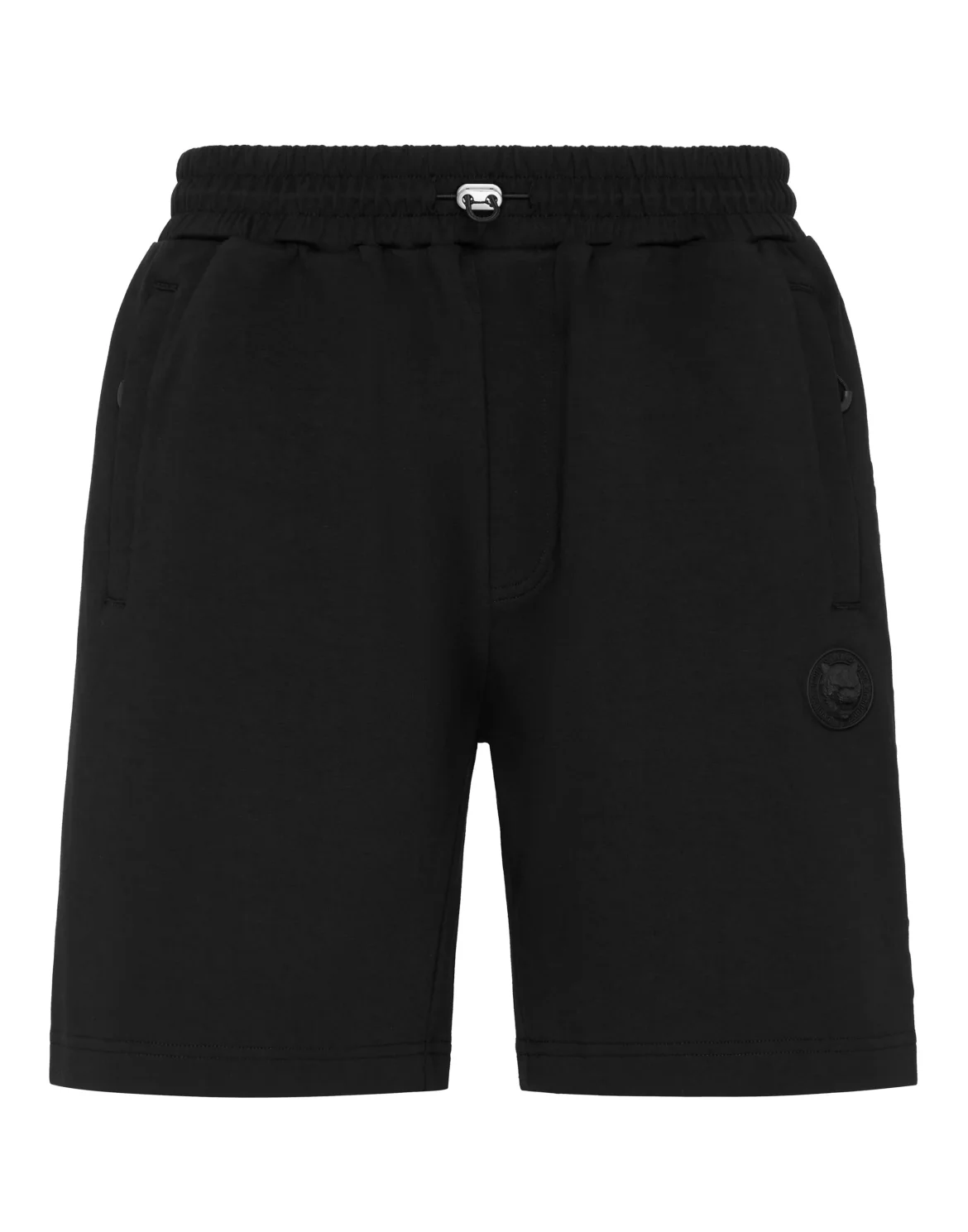 Embossed Jogging Shorts, цвет: Черный
