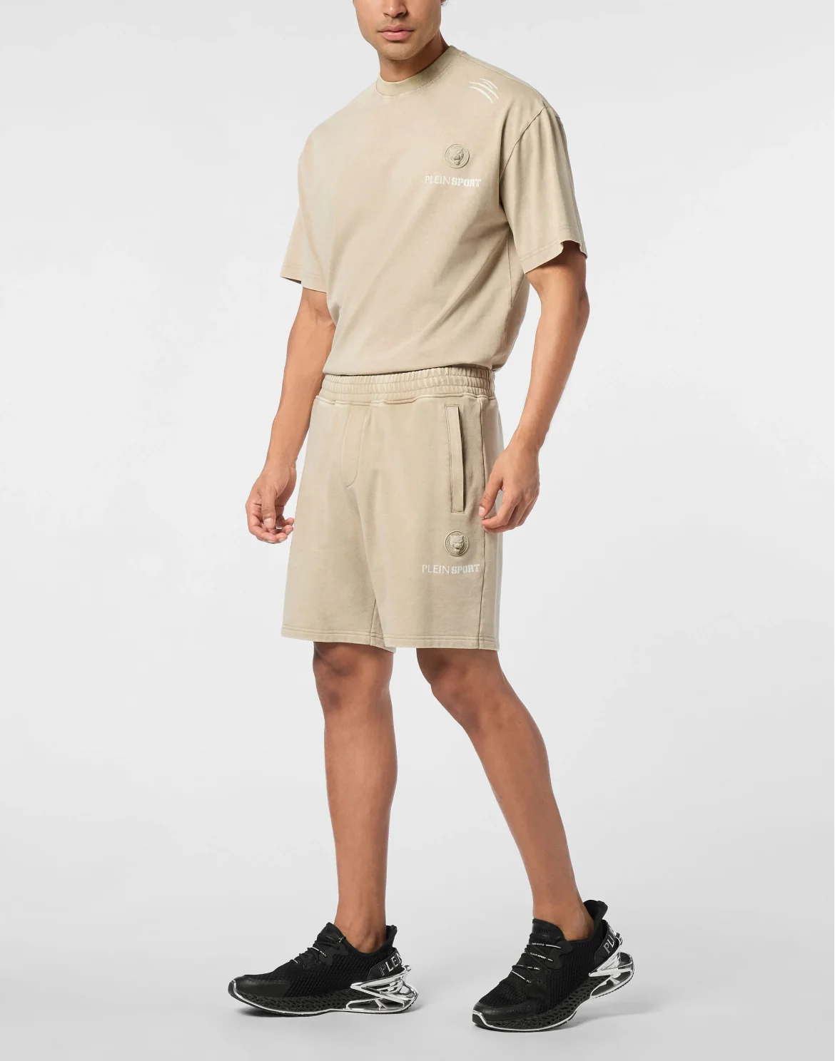 Jogging Shorts Cold Dye, цвет: Бежевый