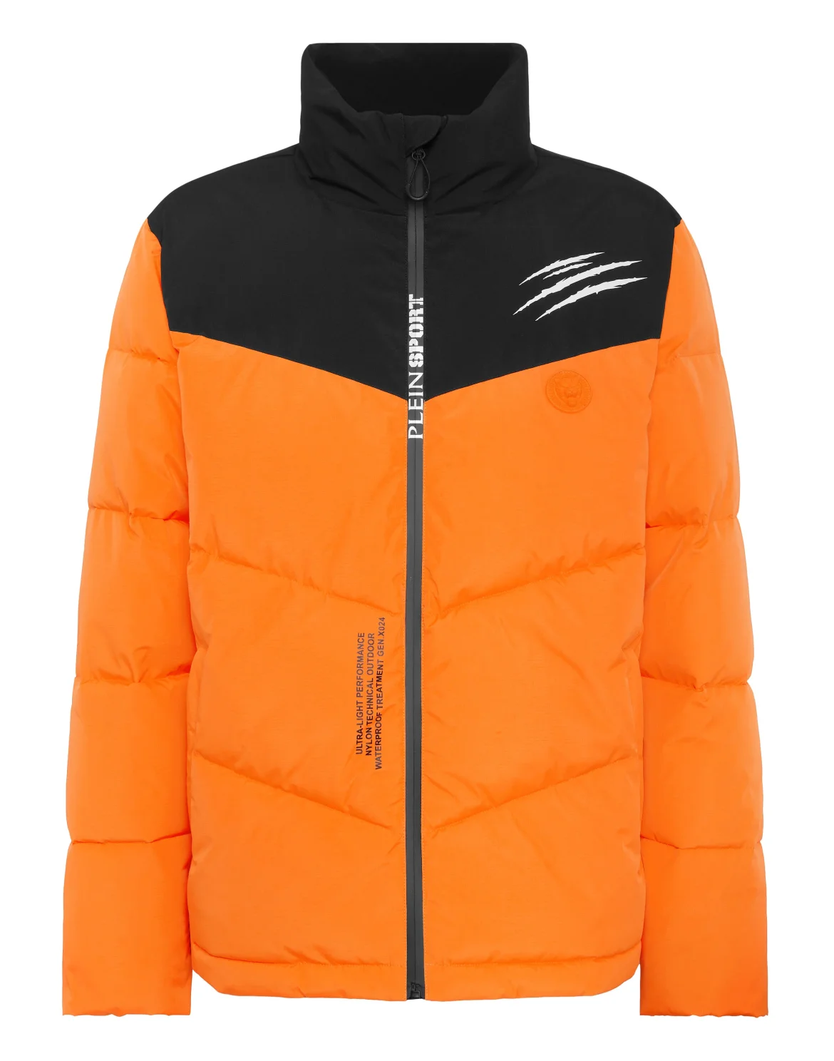 Puffer Jacket Scratch, цвет: Оранжевый