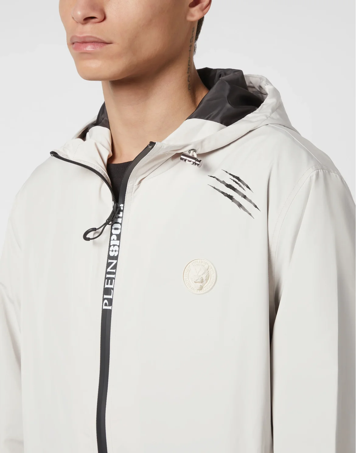 Nylon Windbreaker, цвет: Бежевый