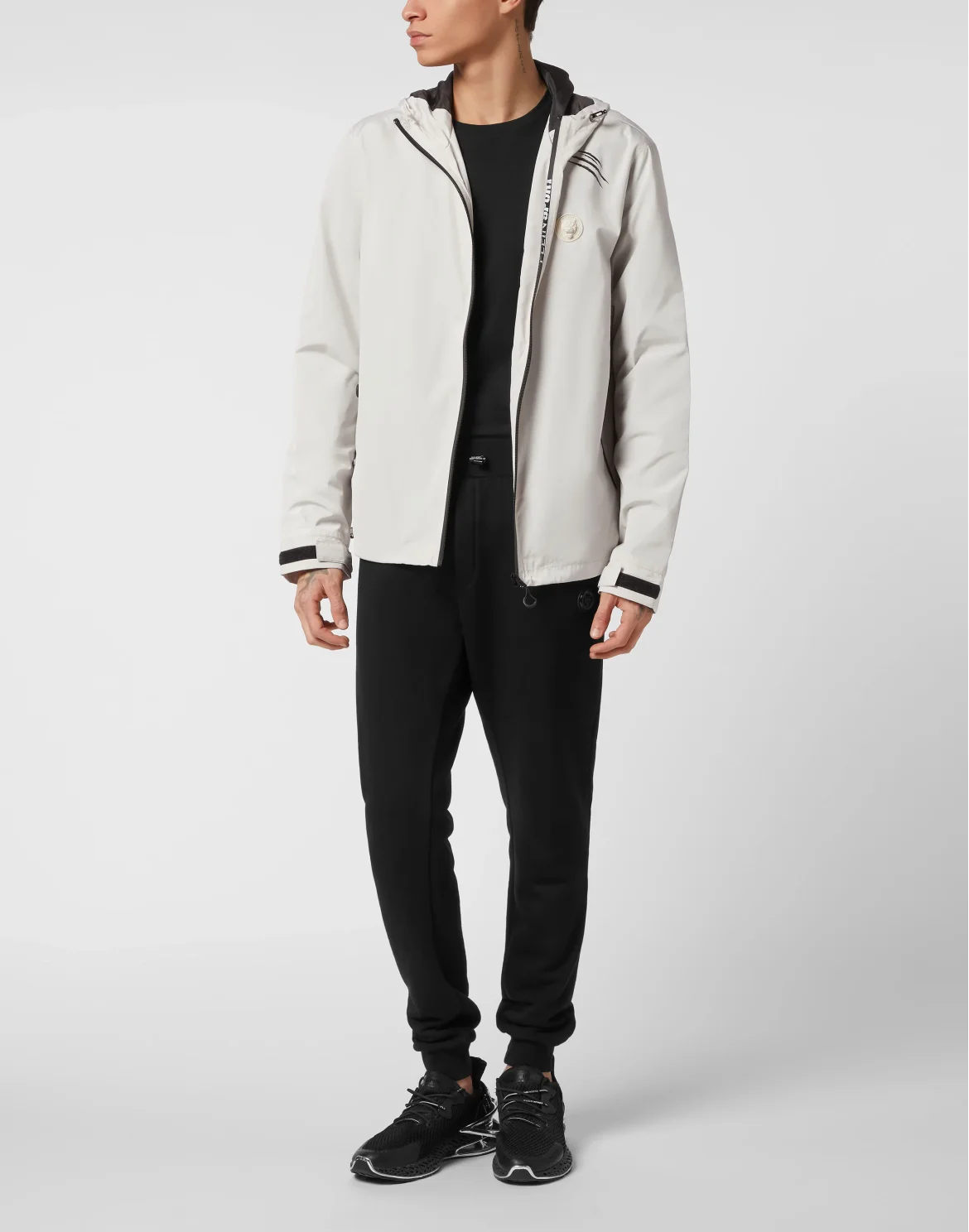 Nylon Windbreaker, цвет: Бежевый