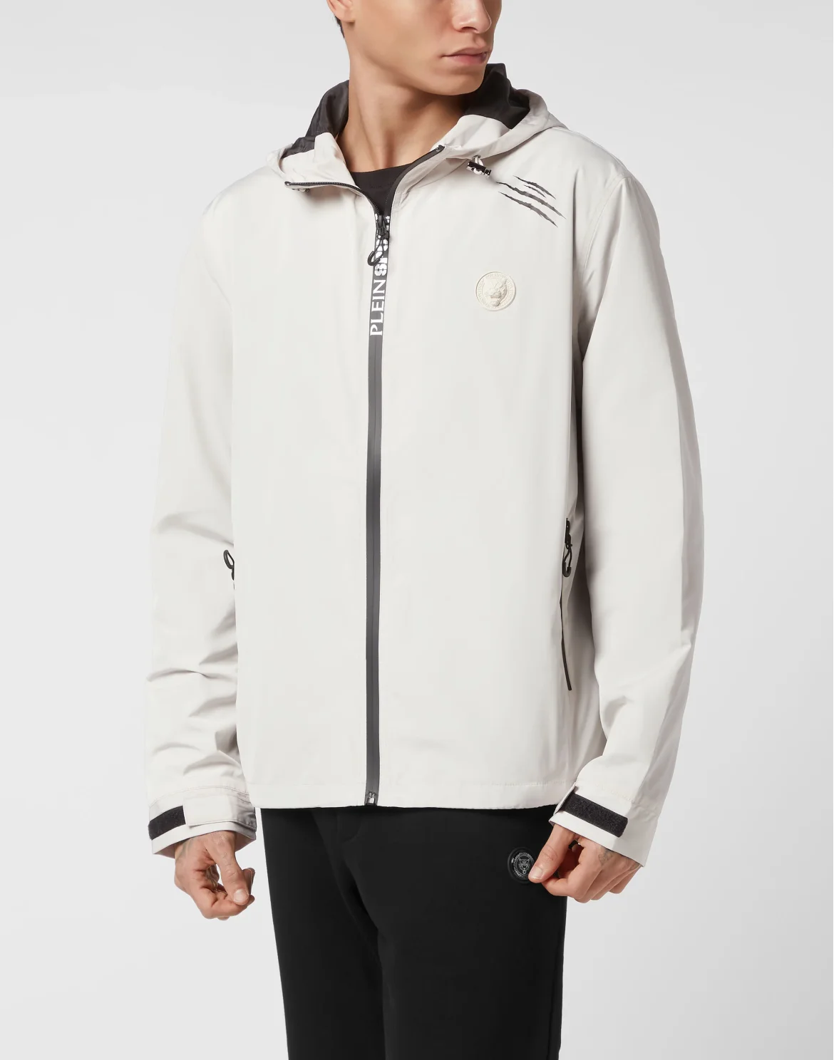 Nylon Windbreaker, цвет: Бежевый