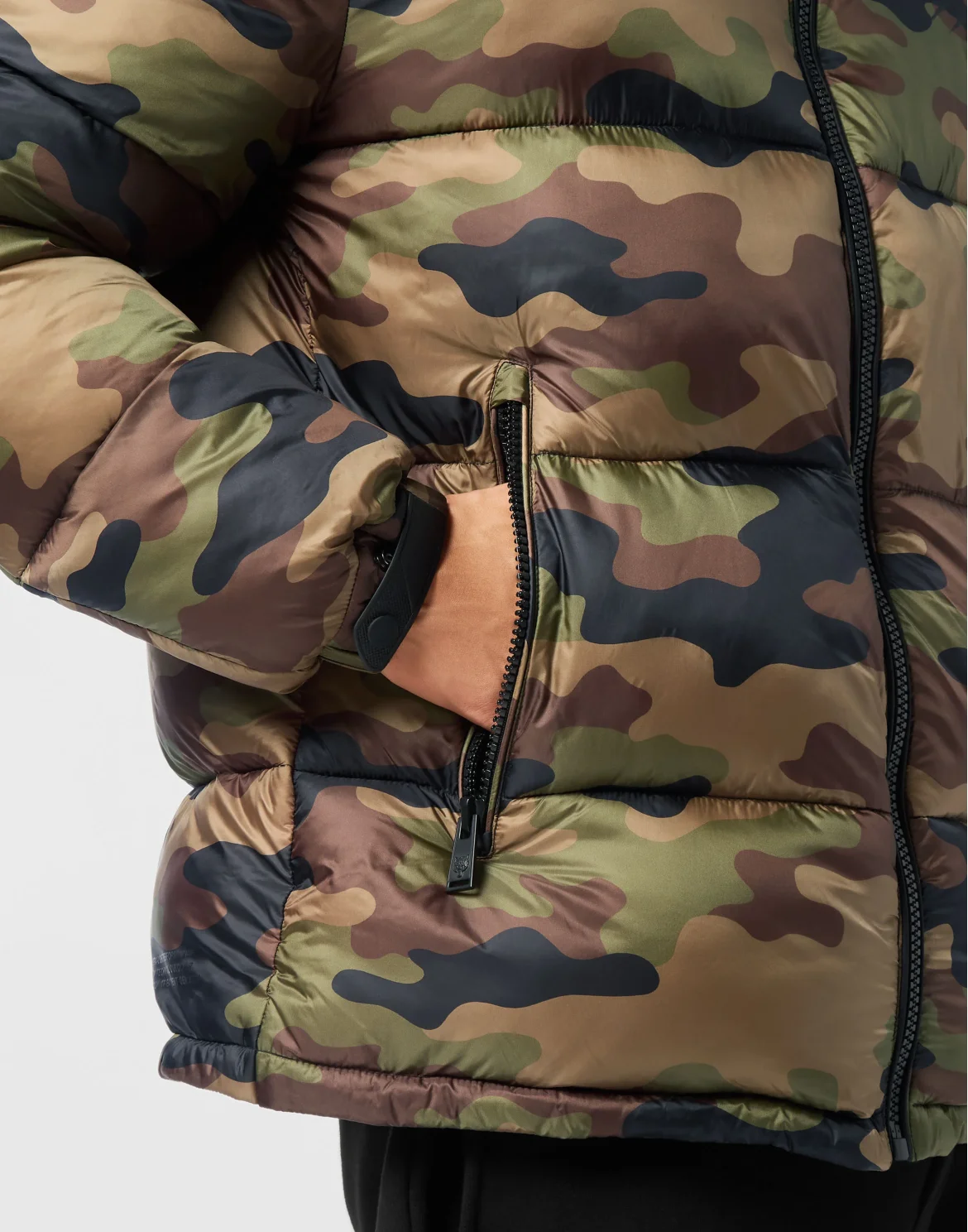 Puffer Jacket Camouflage, цвет: Камуфляж