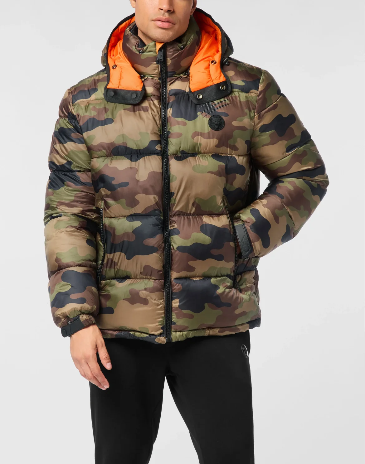 Puffer Jacket Camouflage, цвет: Камуфляж