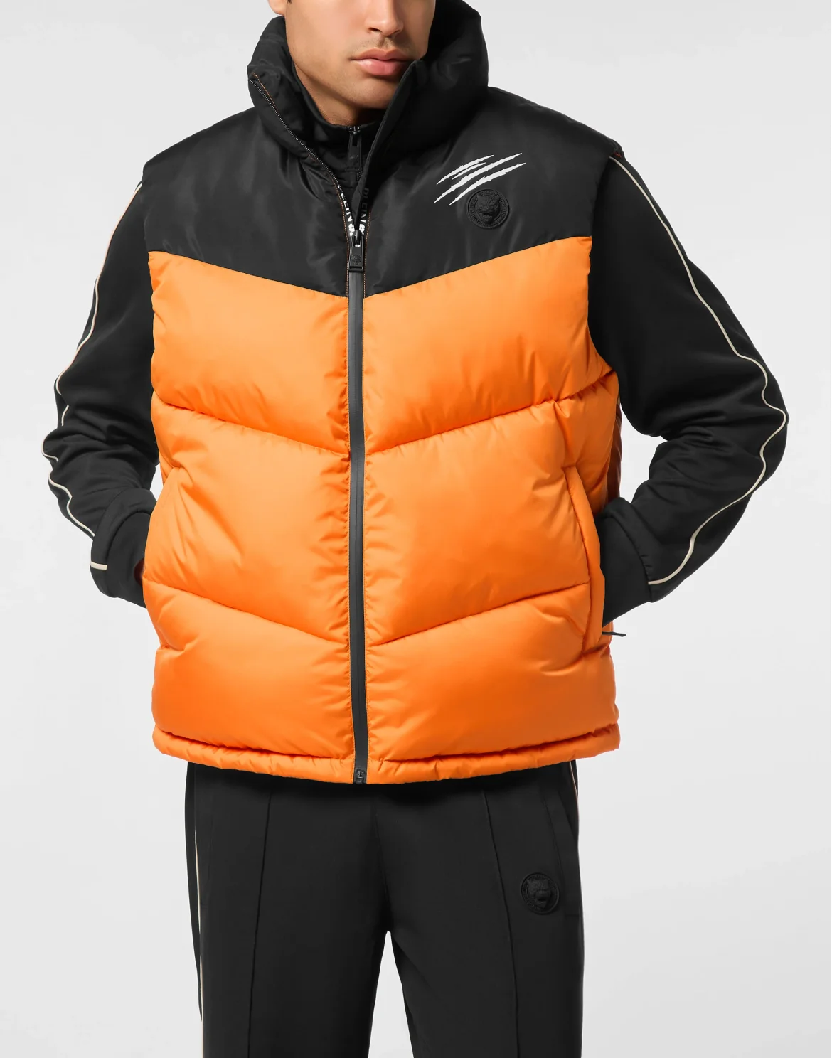 Puffer Jacket Vest, цвет: Оранжевый