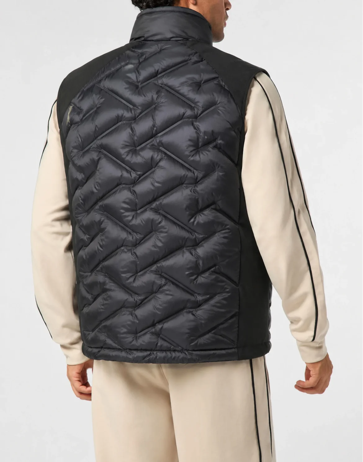 Padded Jacket Vest Madrid Scratch, цвет: Черный