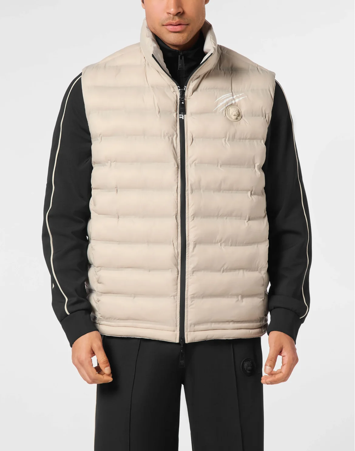 Puffer Jacket Vest Shanghai, цвет: Бежевый