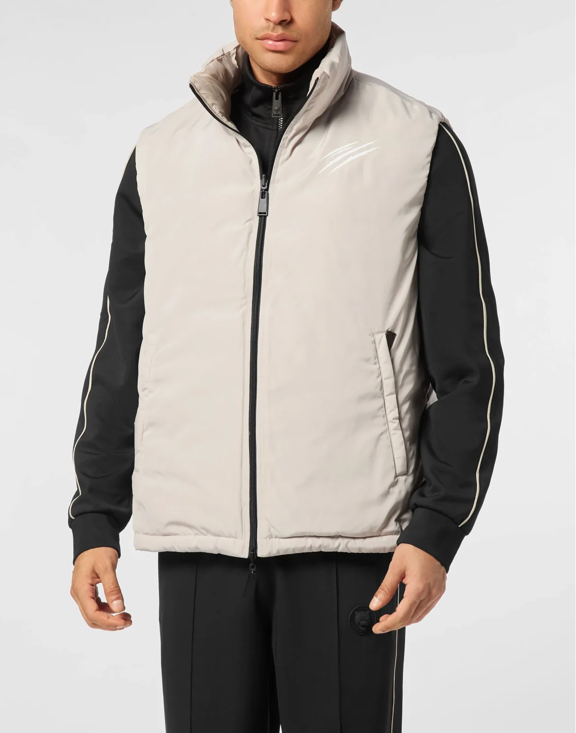 Puffer Jacket Vest Shanghai, цвет: Бежевый