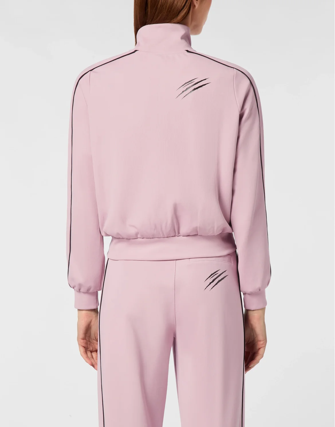 Cropped Tracksuit Jacket, цвет: Розовый