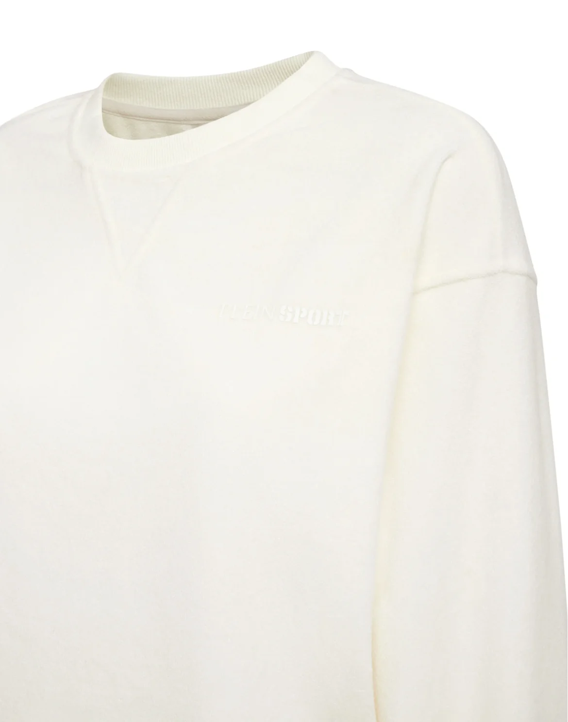 Sponge Round Neck Sweatshirt, цвет: Бежевый