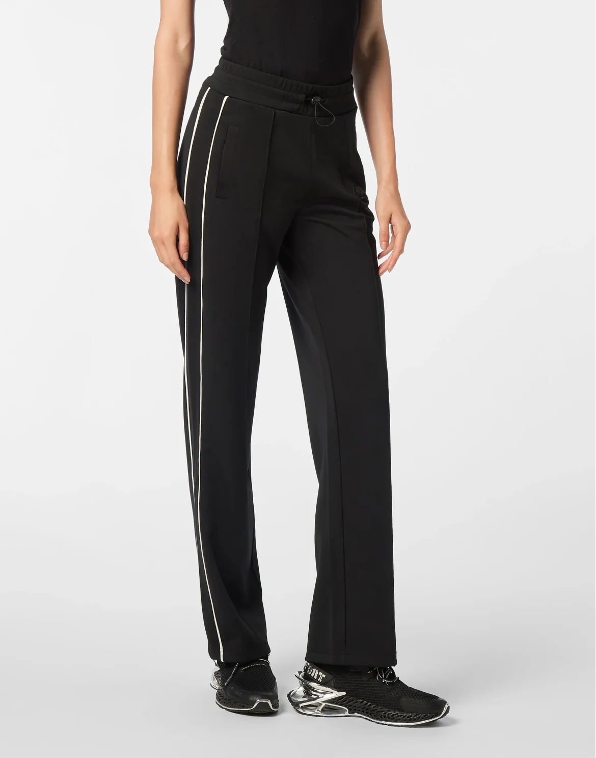 Tracksuit Pants Loose Fit, цвет: Черный