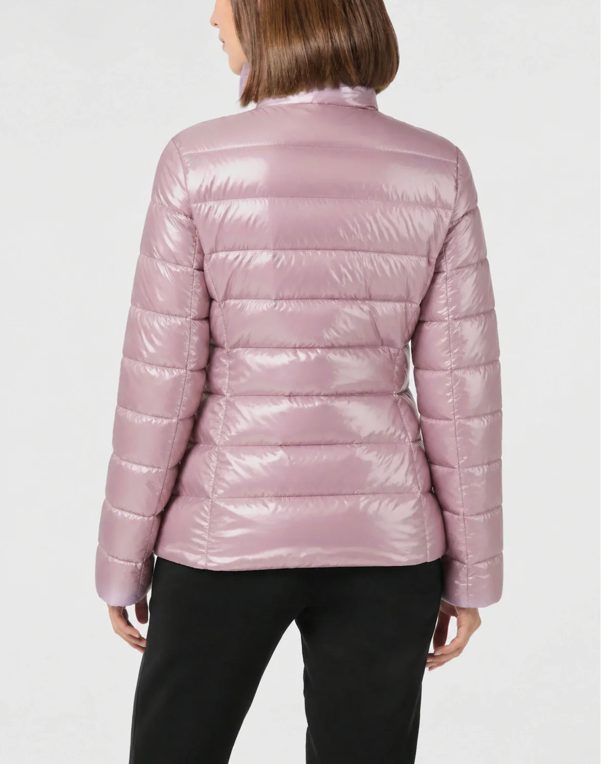 Nylon Padded Shiny Jacket Tiger, цвет: Розовый