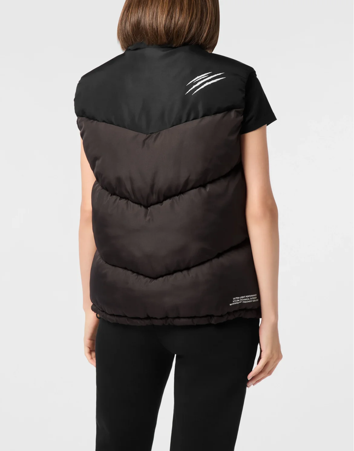 Puffer Jacket Vest, цвет: Черный