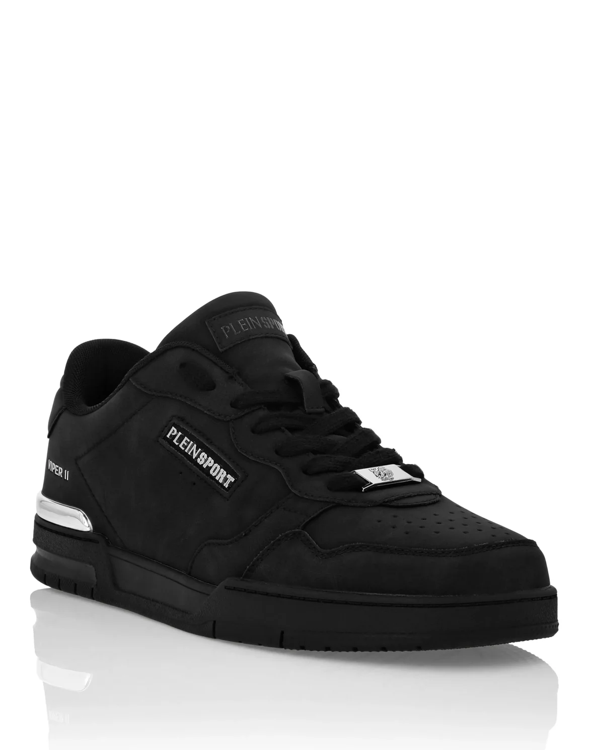Nabuk Eco Leather Lo-Top Sneakers, цвет: Черный
