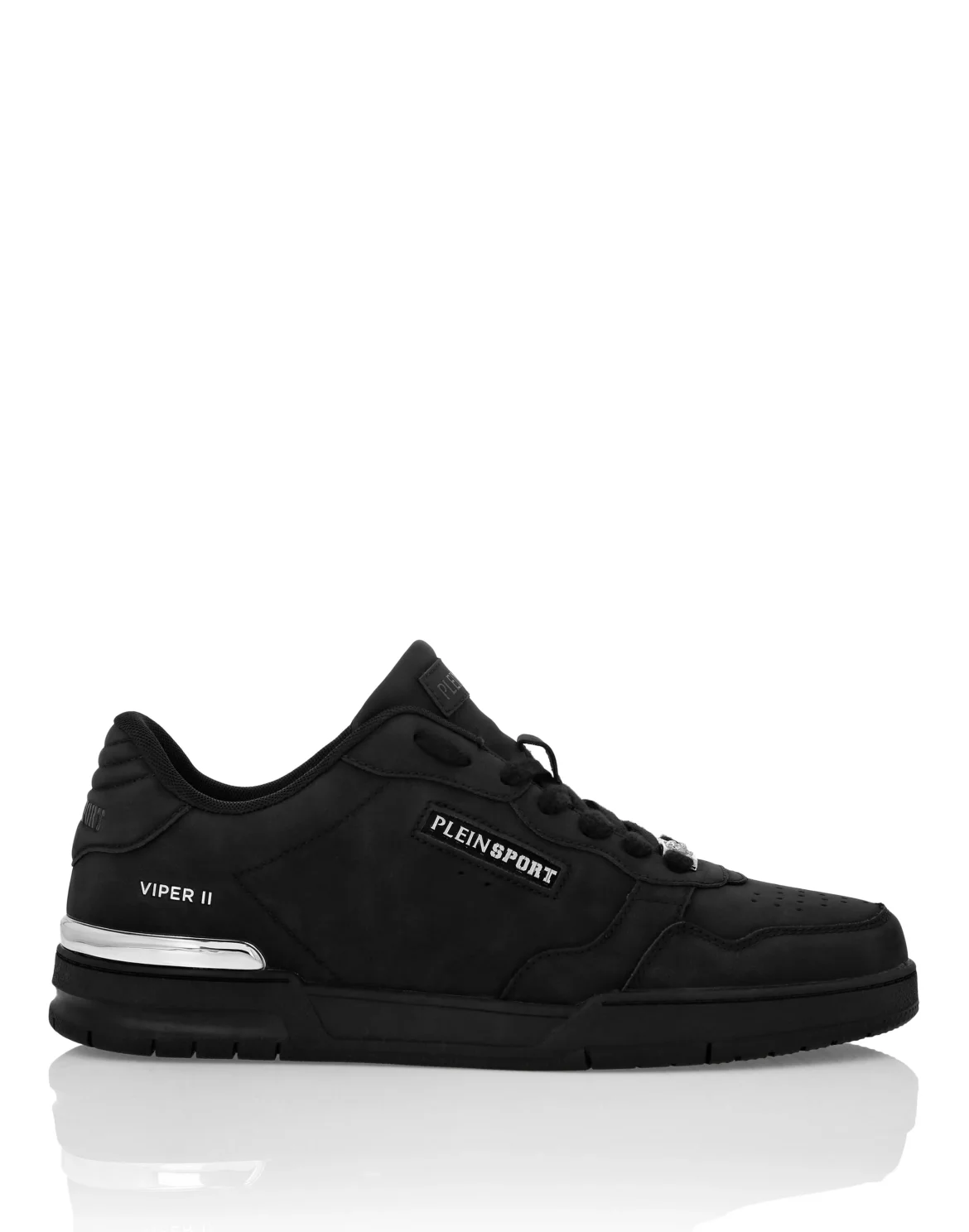 Nabuk Eco Leather Lo-Top Sneakers, цвет: Черный