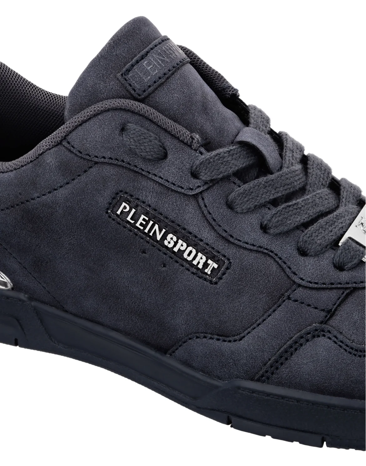 Nabuk Eco Leather Lo-Top Sneakers, цвет: Синий