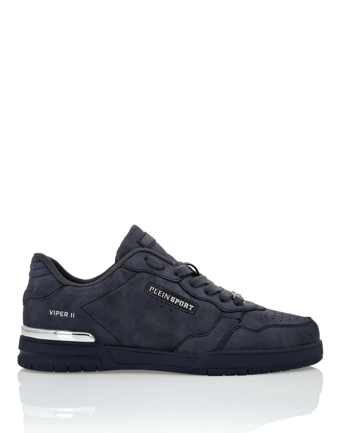 Nabuk Eco Leather Lo-Top Sneakers, цвет: Синий
