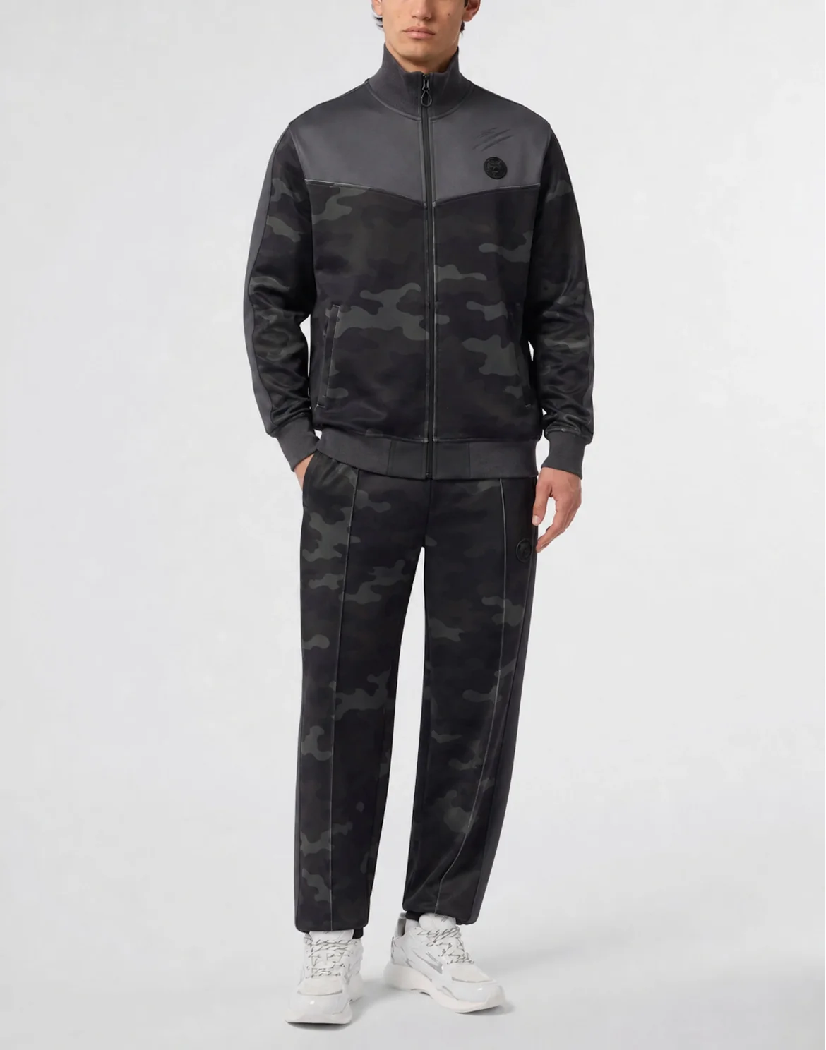 Tracksuit Jacket Camouflage, цвет: Серый