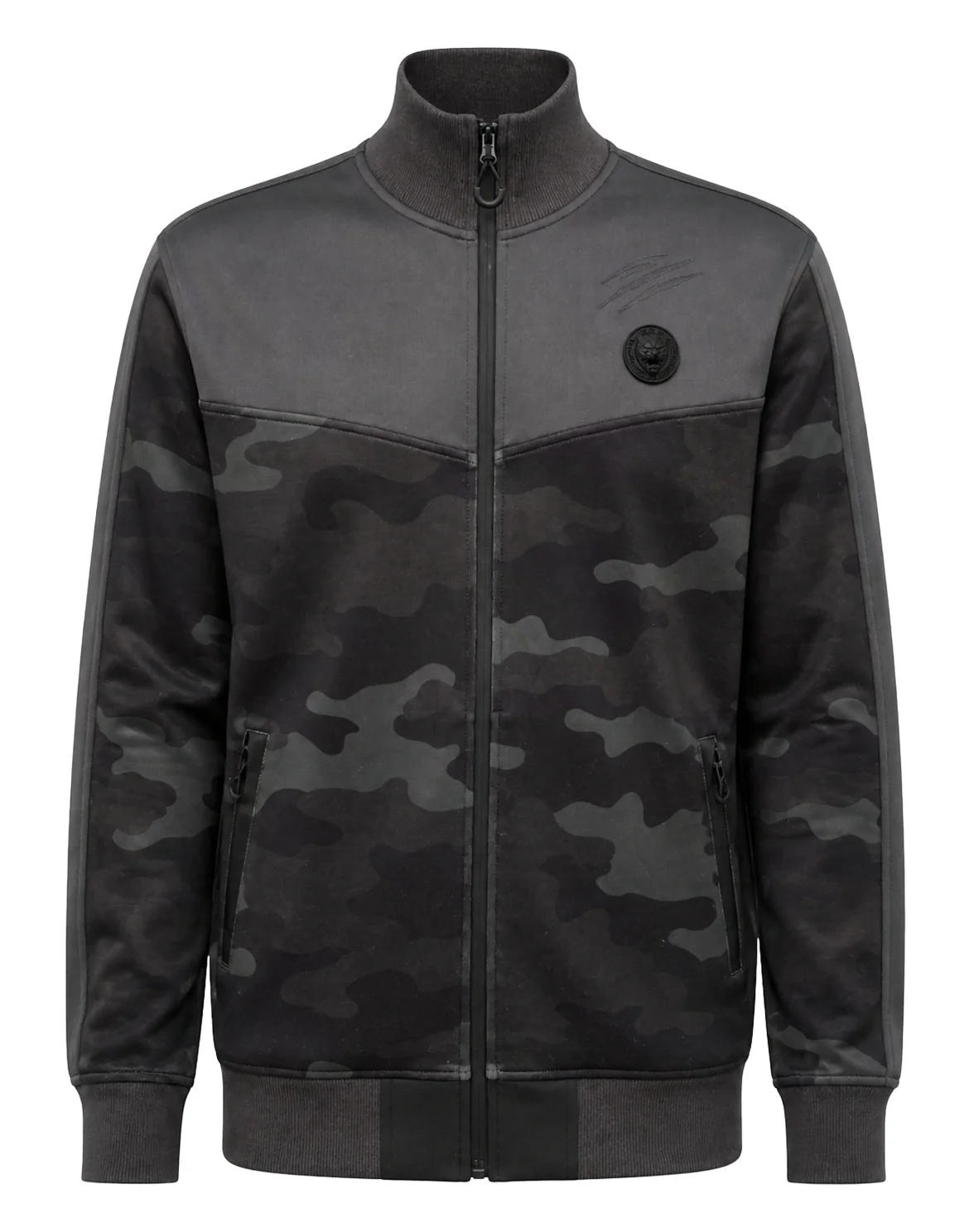 Tracksuit Jacket Camouflage, цвет: Серый