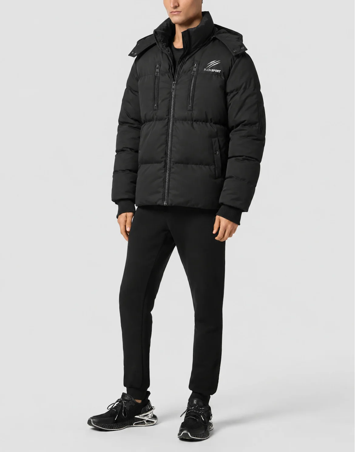 Puffer Jacket Double Zip, цвет: Черный