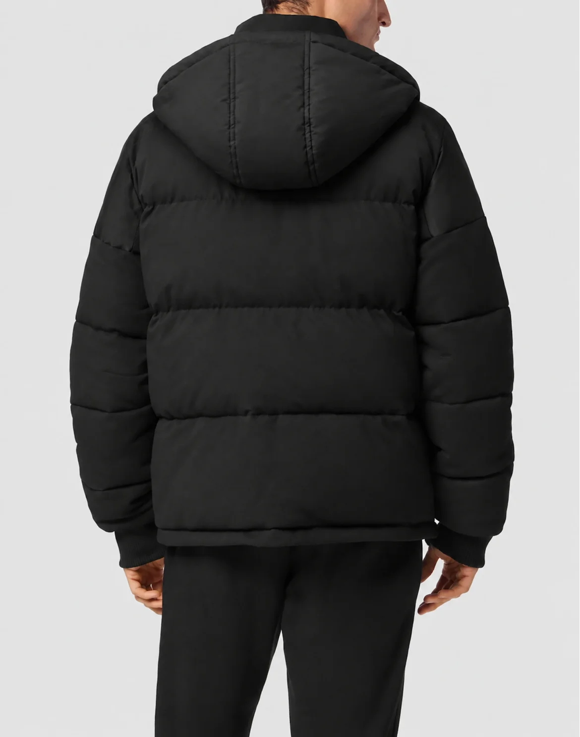 Puffer Jacket Double Zip, цвет: Черный