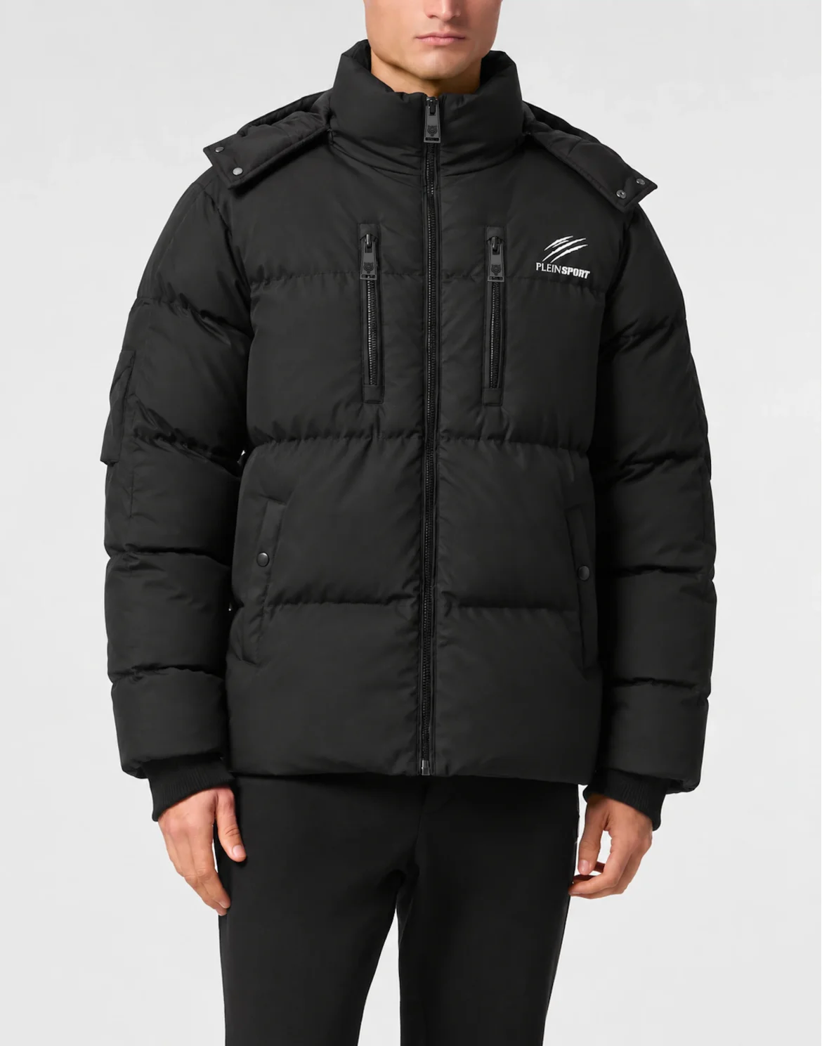 Puffer Jacket Double Zip, цвет: Черный