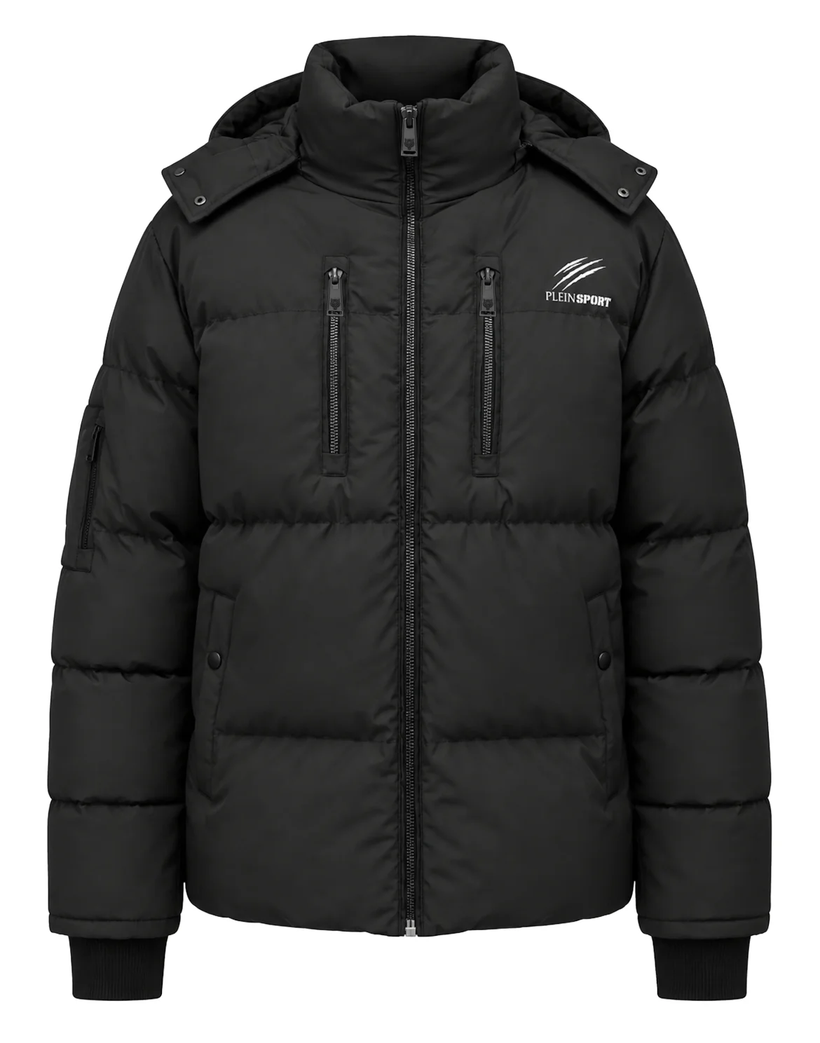 Puffer Jacket Double Zip, цвет: Черный
