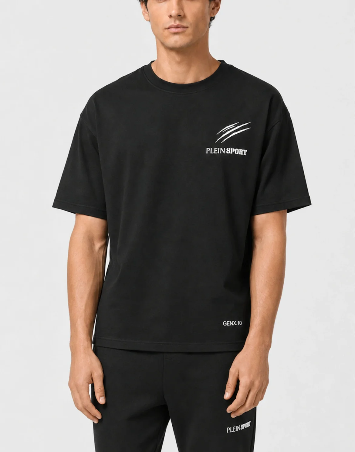 Round Neck T-Shirt Basic, цвет: Черный