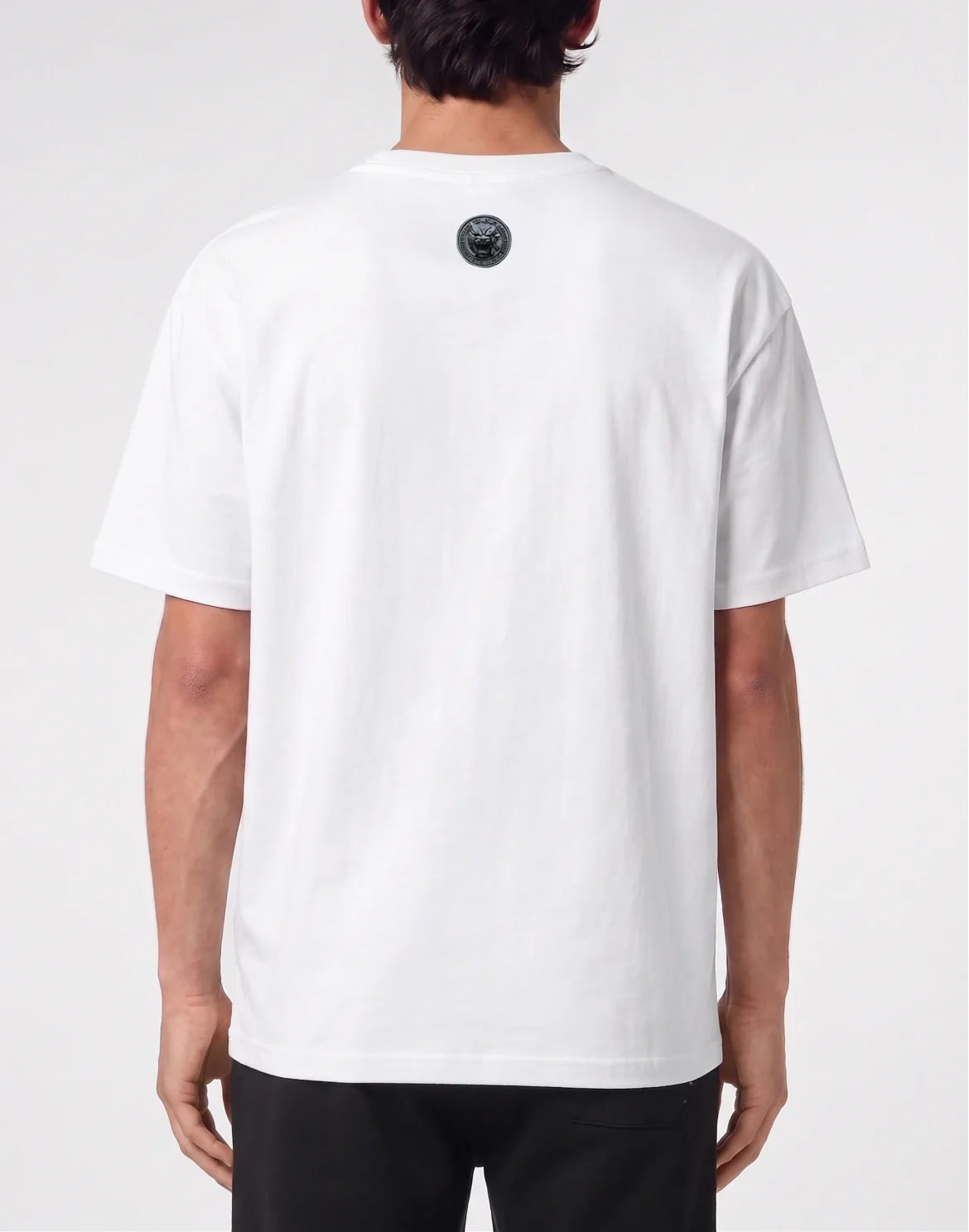 Round Neck T-Shirt Fluo Tiger, цвет: Белый