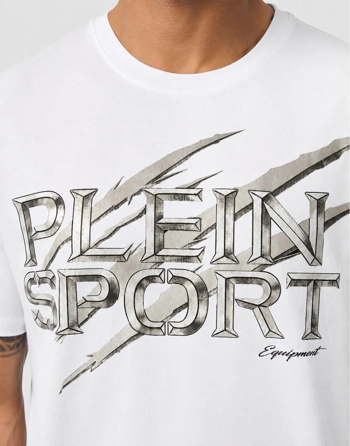 Round Neck T-Shirt Stone Logo, цвет: Белый