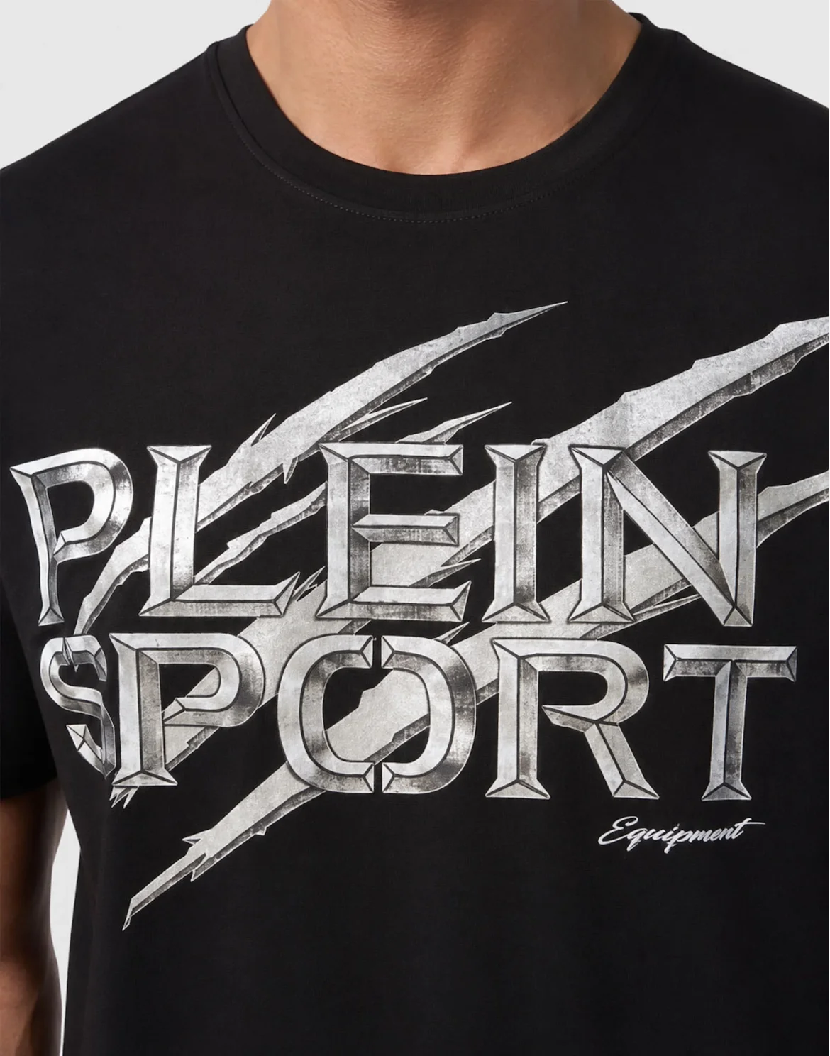 Round Neck T-Shirt Stone Logo, цвет: Черный