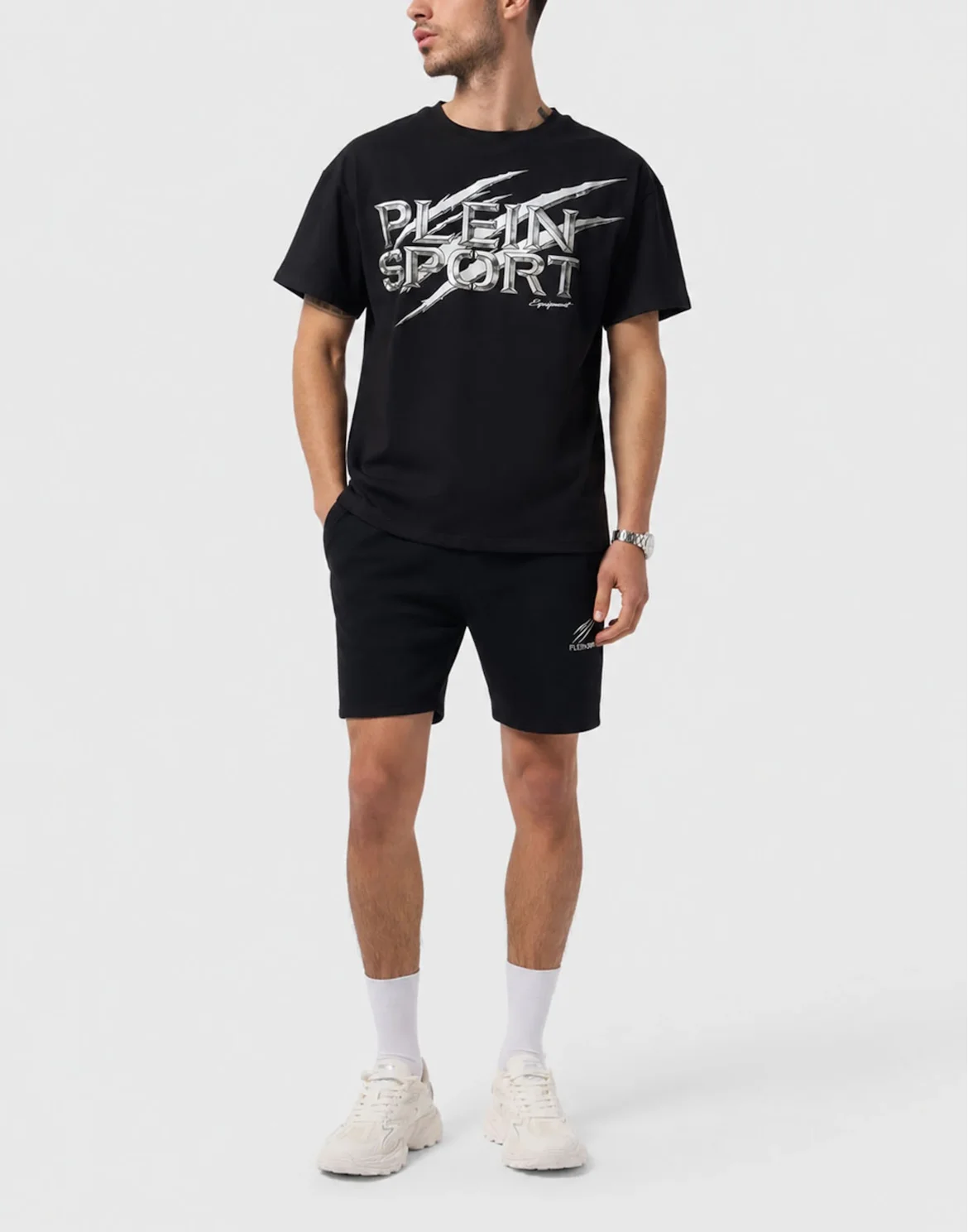 Round Neck T-Shirt Stone Logo, цвет: Черный