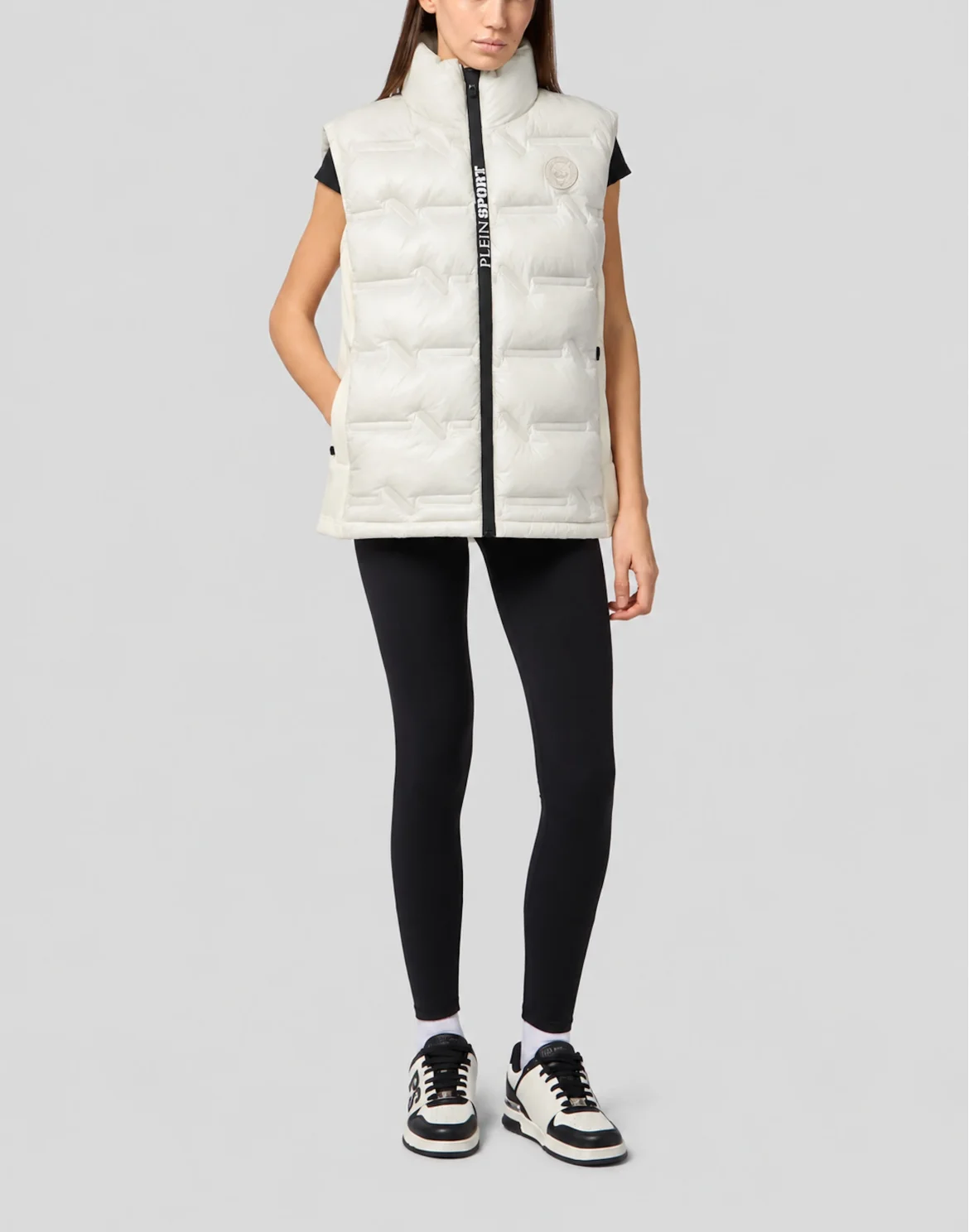 Thermo Puffer Jacket Vest, цвет: Белый