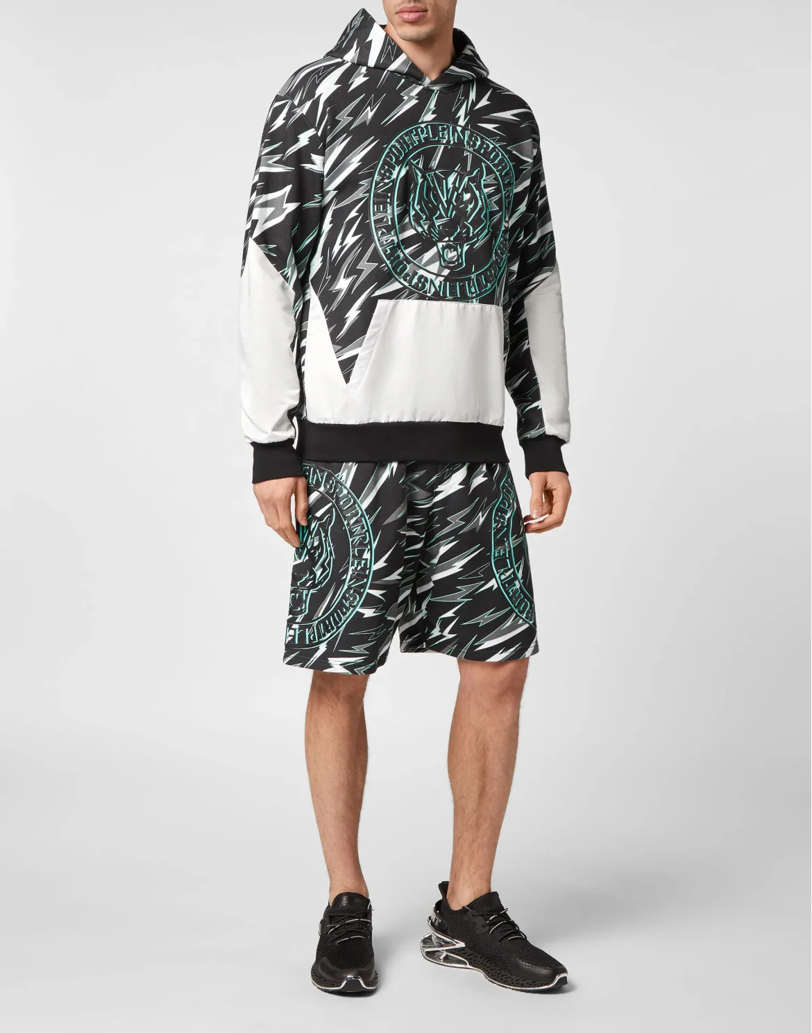 Hoodie Sweatshirt Tiger, цвет: Черный
