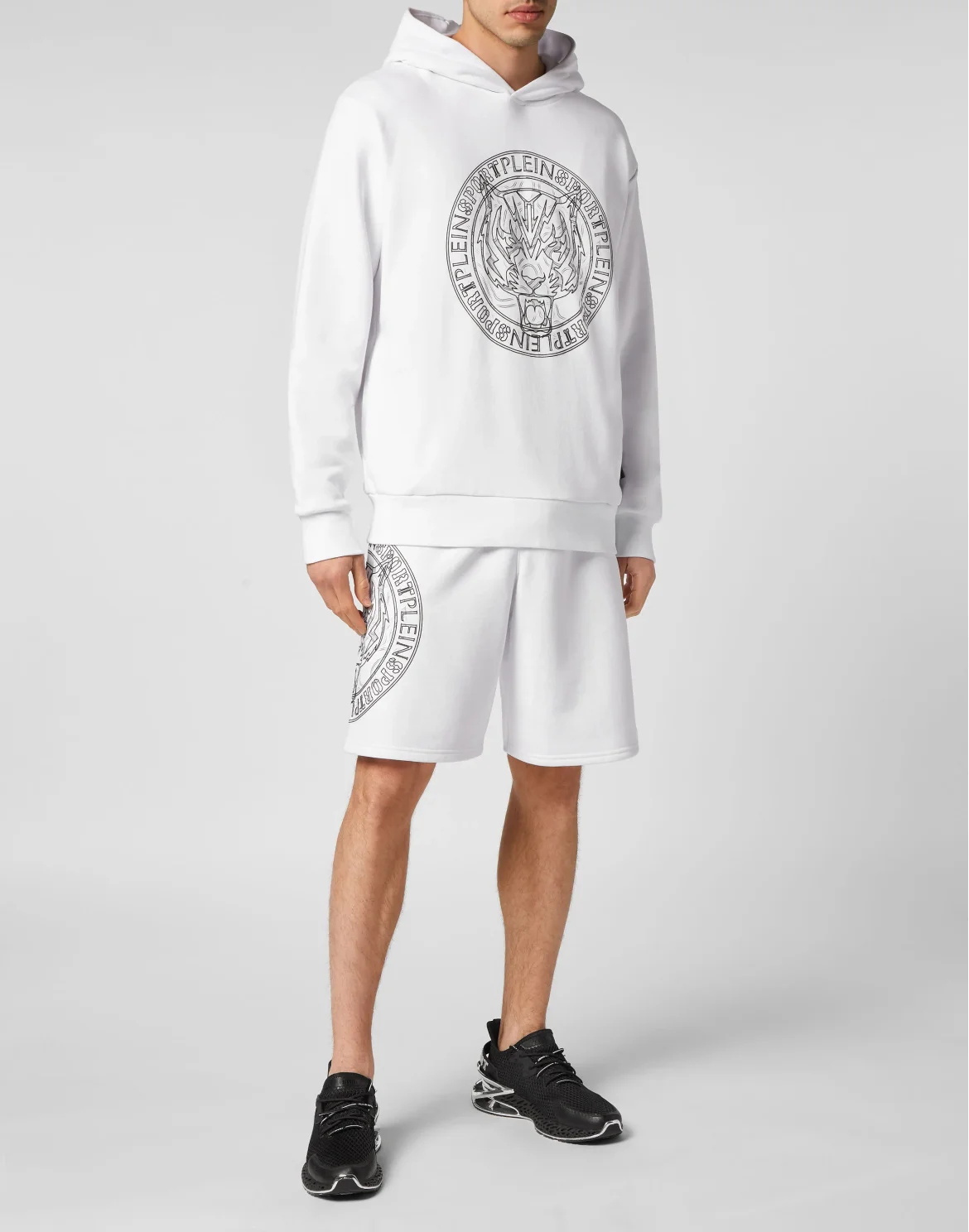 Hoodie Sweatshirt Tiger, цвет: Черный