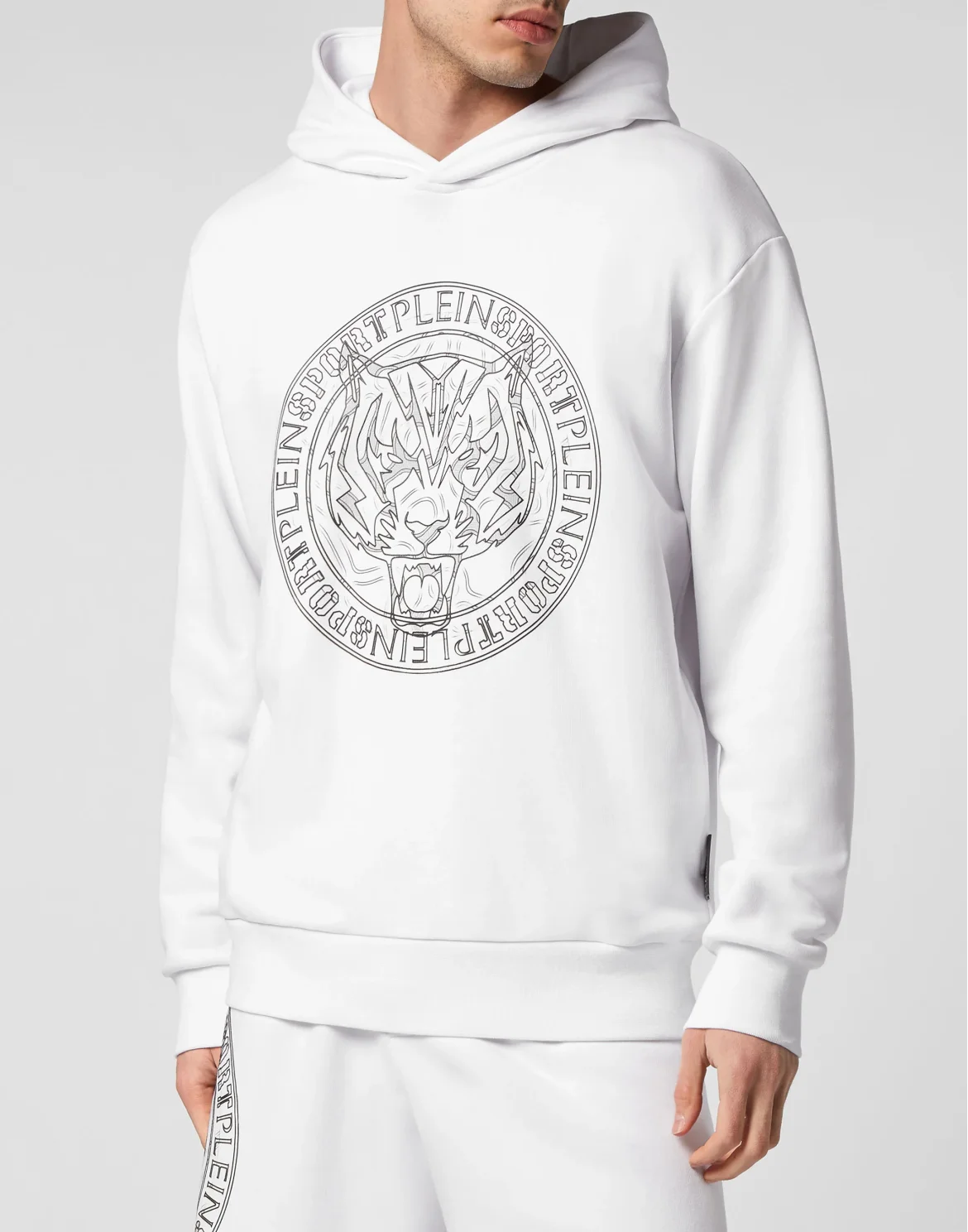 Hoodie Sweatshirt Tiger, цвет: Черный