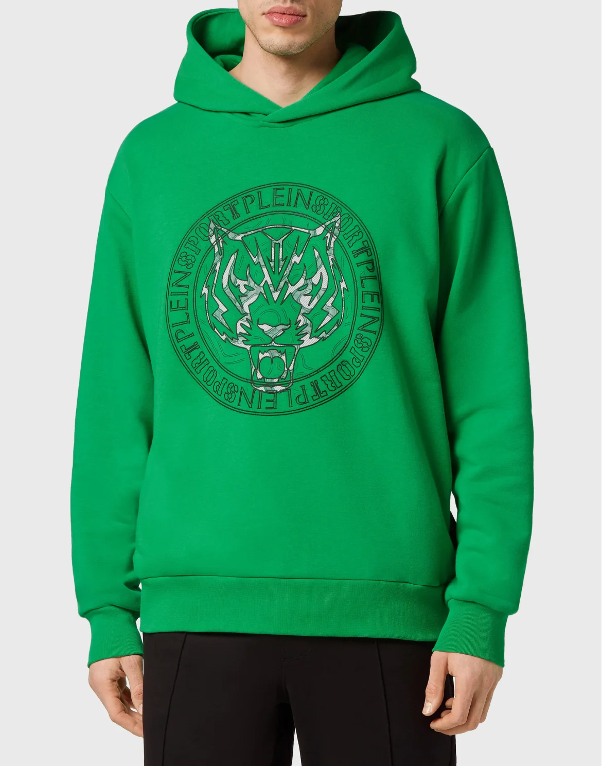 Hoodie Sweatshirt Tiger, цвет: Зеленый