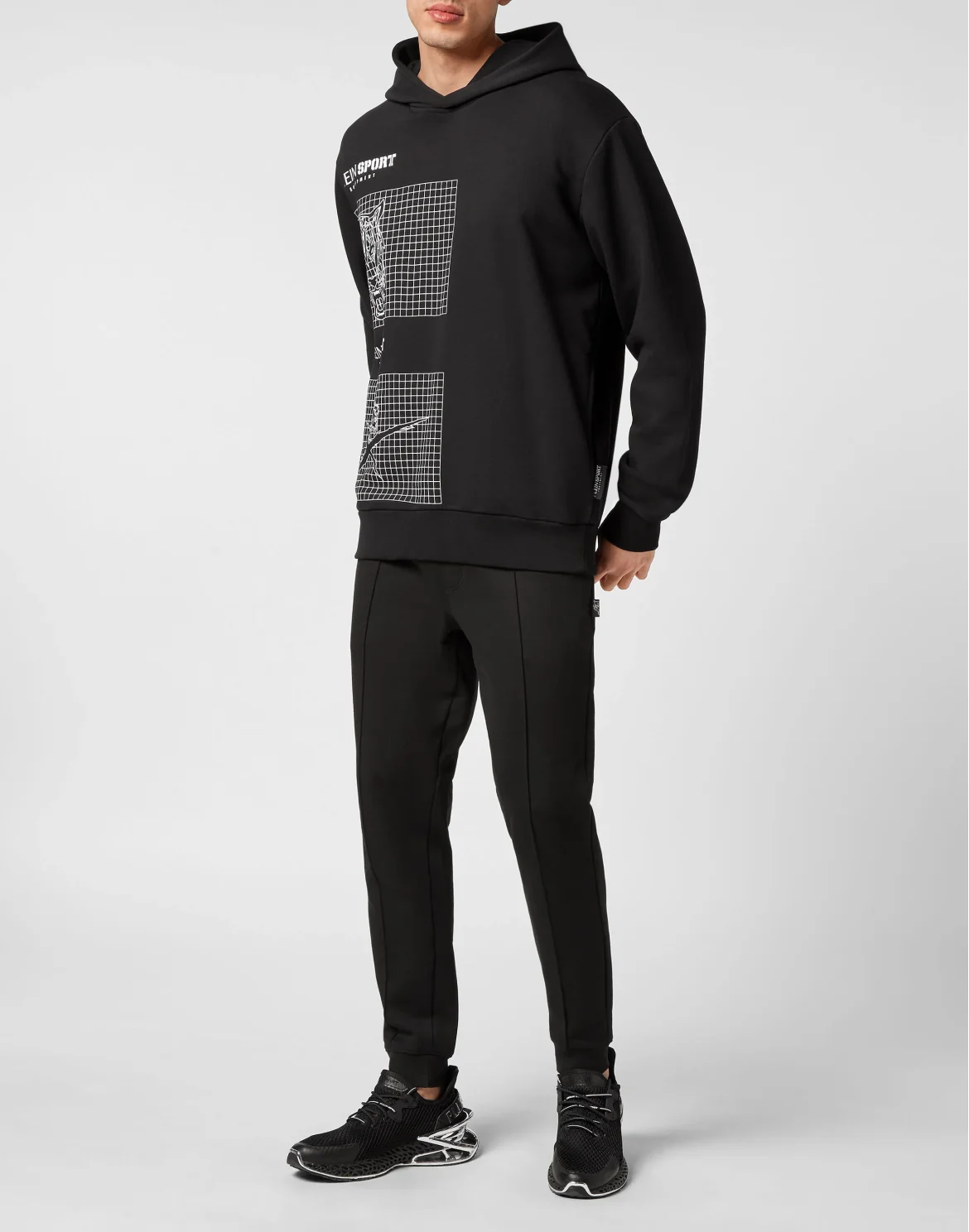Hoodie Sweatshirt Tiger, цвет: Черный