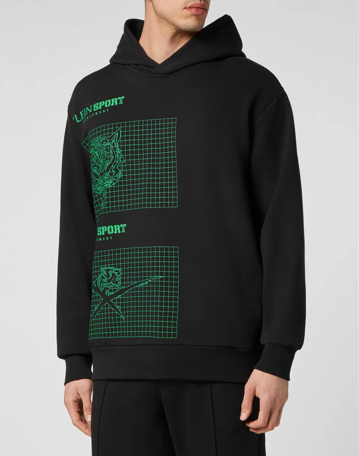 Hoodie Sweatshirt Tiger, цвет: Зеленый