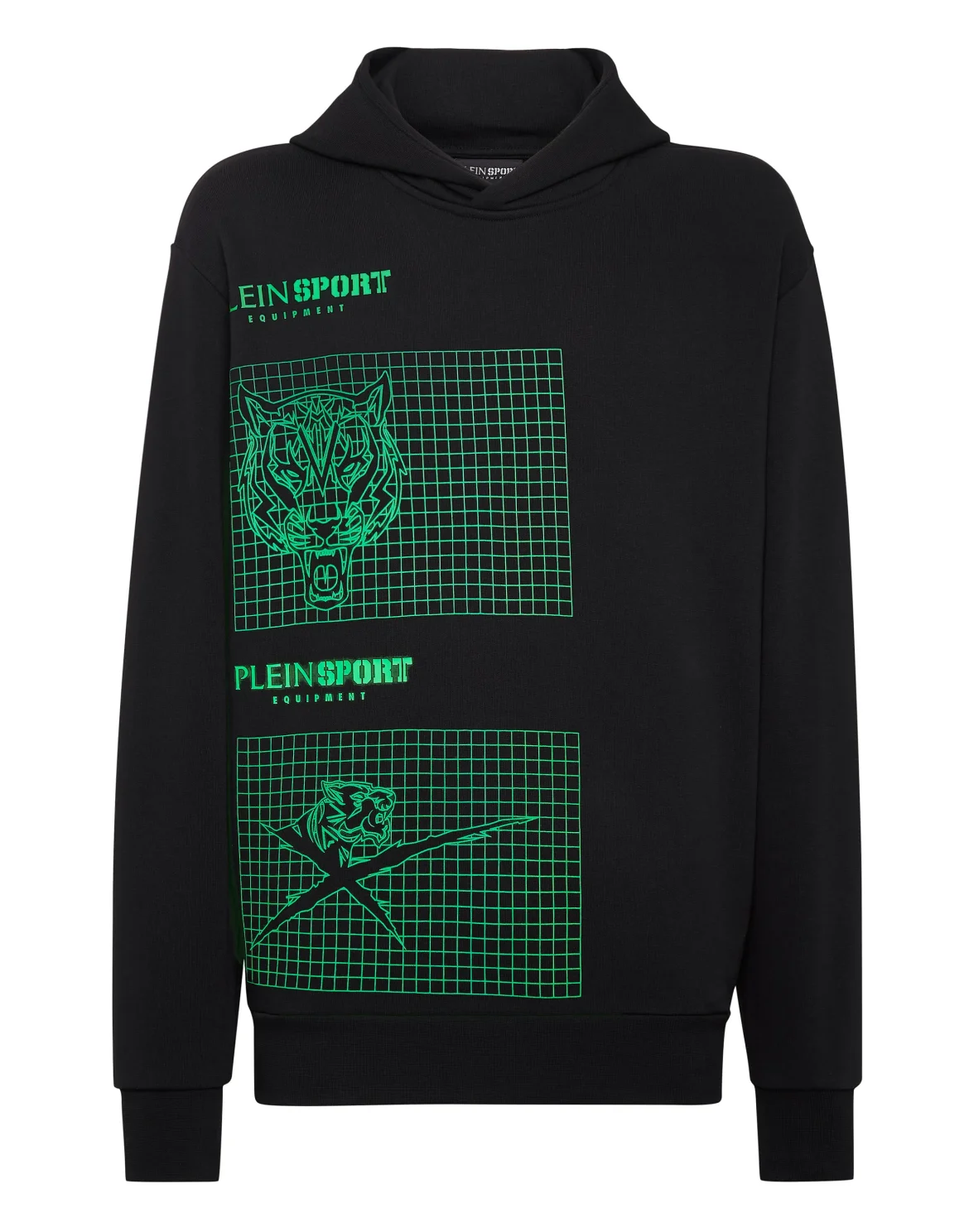 Hoodie Sweatshirt Tiger, цвет: Зеленый