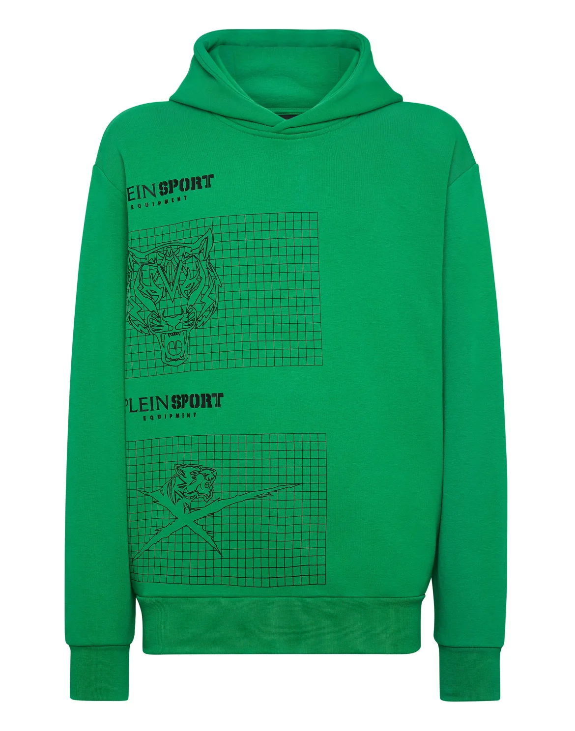 Hoodie Sweatshirt Tiger, цвет: Зеленый