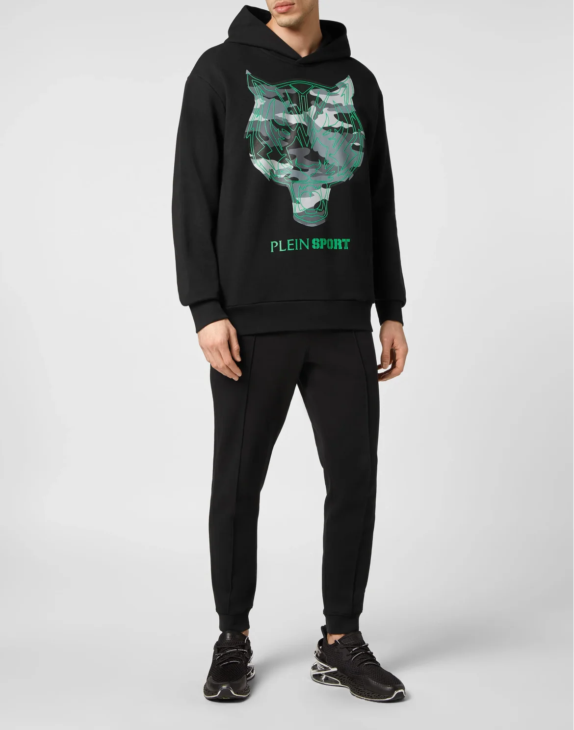 Hoodie Sweatshirt Tiger, цвет: Зеленый